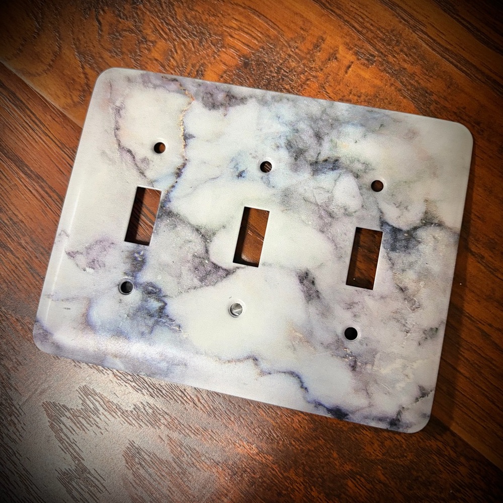 Marble Pattern Light Switch Covers - Picture 5 of 8